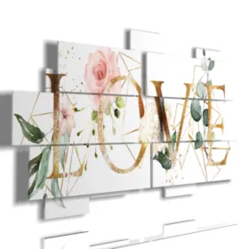 Bilder mit der Aufschrift Love und Blumen