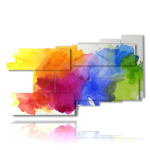 modern blue paintings