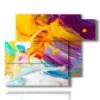 belle peinture moderne en couleur - version: 6 pannelli 122x96cm