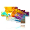 belle peinture moderne en couleur - version: 7 pannelli 173x106cm