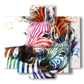 quadri con animali dipinti