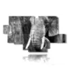 tableaux d elephants photos artistiques - version: 12 pannelli 206x119cm