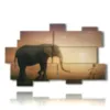marco de fotos con elefante y bebe - version: 11 pannelli 182x115cm