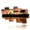 tableau avec photos de la famille des elephants - version: 10 pannelli 186x115cm
