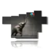 bild mit foto elefant und ball - version: 7 pannelli 173x108cm