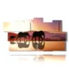 painting with elephant image drawing - version: 11 pannelli 197x106cm