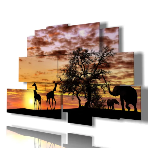 Impresiones de elefante indio