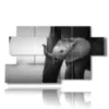 bild mit fotoelefant dumbo - version: 7 pannelli 157x90cm