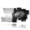 painting with photo elephant dumbo - version: 9 pannelli 184x100cm