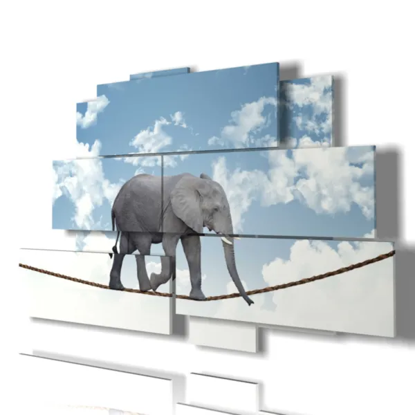 impression d''éléphants