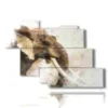 painting with indian elephant photos - version: 7 pannelli 150x102cm