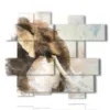 cuadro con foto de elefante indio - version: 14 pannelli 176x153cm