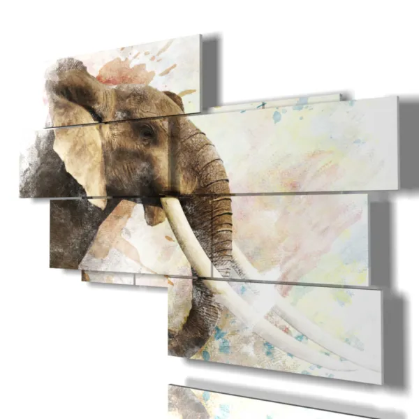 Indian elephant print