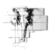 painting with pictures of elephants - version: 13 pannelli 180x151cm