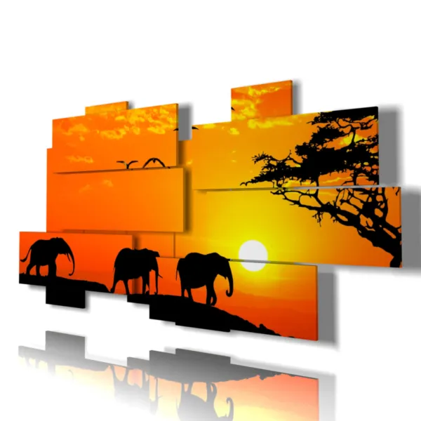 children''s elephant print decorations