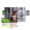 painting with the image of a funny elephant - version: 7 pannelli 157x90cm