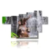 painting with the image of a funny elephant - version: 7 pannelli 173x108cm