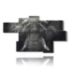 tableau avec image d elephant - version: 7 pannelli 180x106cm