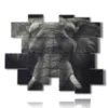 quadro con immagine elefante - version: 15 pannelli 186x152cm