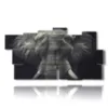 bild mit elefantenbild - version: 11 pannelli 197x106cm