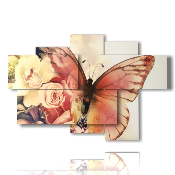 abstract butterfly paintings