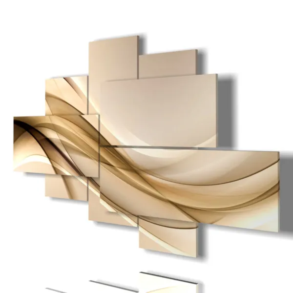 quadri moderni beige per soggiorno