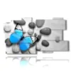 butterfly painting in the stones - version: 11 pannelli 184x104cm