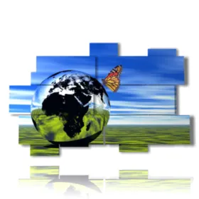 Tableaux papillons 3D