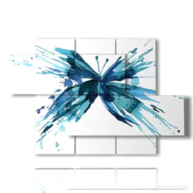 Tableaux avec des papillons stylisés.