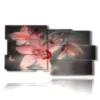 tableaux fleurs et papillons sur orchidees - version: 10 pannelli 183x100cm