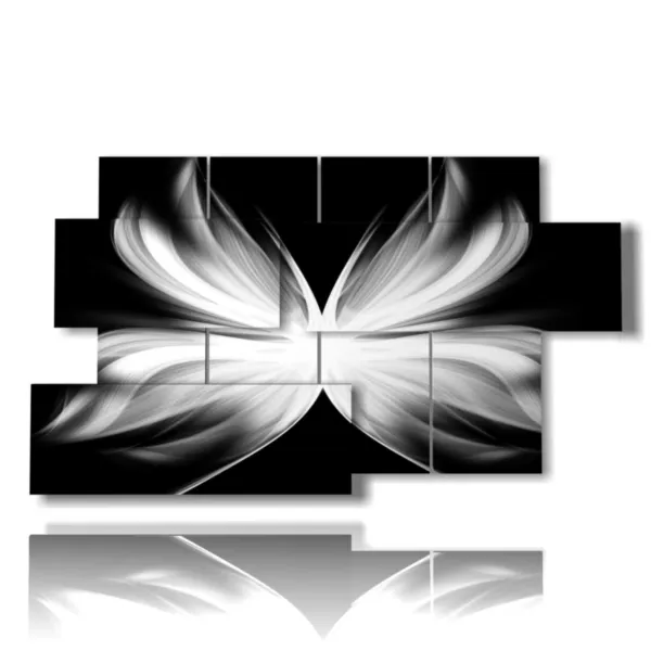 Cuadro corazón mariposas