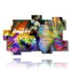 moderne bilder mit strandschmetterlingen bei sonnenuntergang - version: 11 pannelli 182x115cm