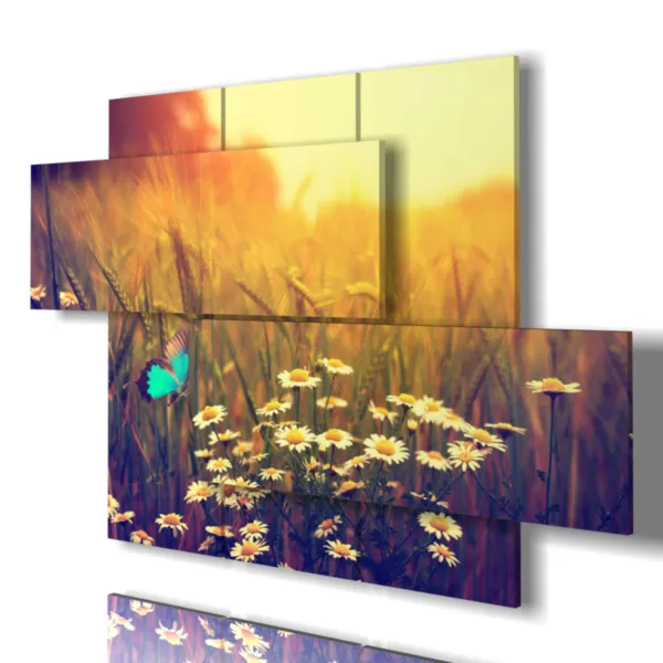 Impressions avec papillons 3D