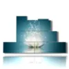 painting with photos of lotus flowers - version: 7 pannelli 171x101cm