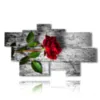 pictures paintings red roses - version: 9 pannelli 187x108cm