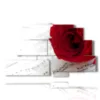 bilder mit roten rosen und musik - version: 9 pannelli 173x103cm