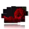 bild moderne rote rose - version: 9 pannelli 171x108cm