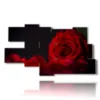 bild moderne rote rose - version: 9 pannelli 180x103cm