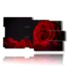 bild moderne rote rose - version: 10 pannelli 183x100cm