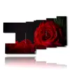 bild moderne rote rose - version: 9 pannelli 184x108cm