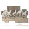 cuadros sobre caballos blancos - version: 10 pannelli 176x115cm