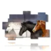 painting of horses choose your favorite - version: 11 pannelli 182x115cm