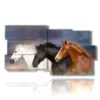 tableau cheval vous choisissez votre favori - version: 10 pannelli 183x100cm