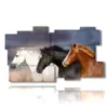 tableau cheval vous choisissez votre favori - version: 11 pannelli 184x104cm