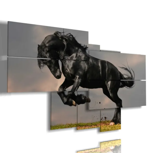 Paintings on the horse