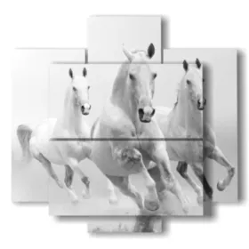 Painting with horses