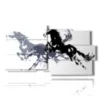 paintings stylized horses running - version: 10 pannelli 183x100cm