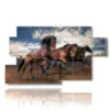 famosos cuadros de caballos salvajes - version: 7 pannelli 157x90cm