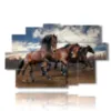celebres tableaux de chevaux sauvages - version: 9 pannelli 171x108cm