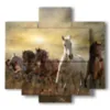 Tableau sur toile chevaux